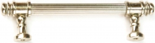 Brass furniture handles UNO BAROCCO MONICA 711 Nickel 1