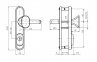 Фурнитура защитная ROSTEX R4 DECOR R (72мм 85мм 90мм) mov-mov 7