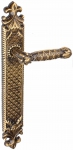 Brass door handles on the plank UNO BAROCCO STELLA 750 BIG