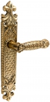 Brass door handles on the plank UNO BAROCCO STELLA 750
