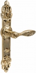Brass door handles on the plank UNO BAROCCO BELLE 840 WC