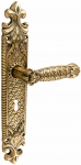 Brass door handles on the plank UNO BAROCCO STELLA 750 BB