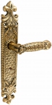 Brass door handles on the plank UNO BAROCCO STELLA 750 WC
