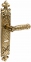 Brass door handles on the plank UNO BAROCCO STELLA 750 SAFE KEY